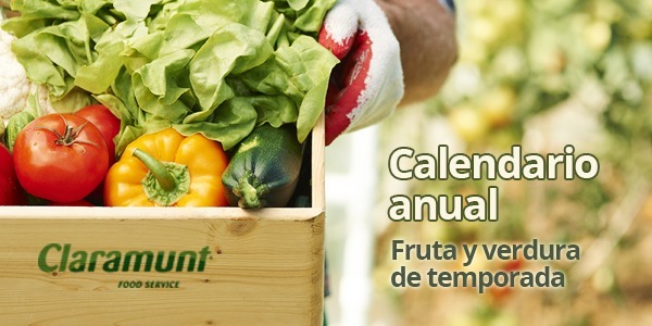 Calendario anual de frutas y verduras de temporada